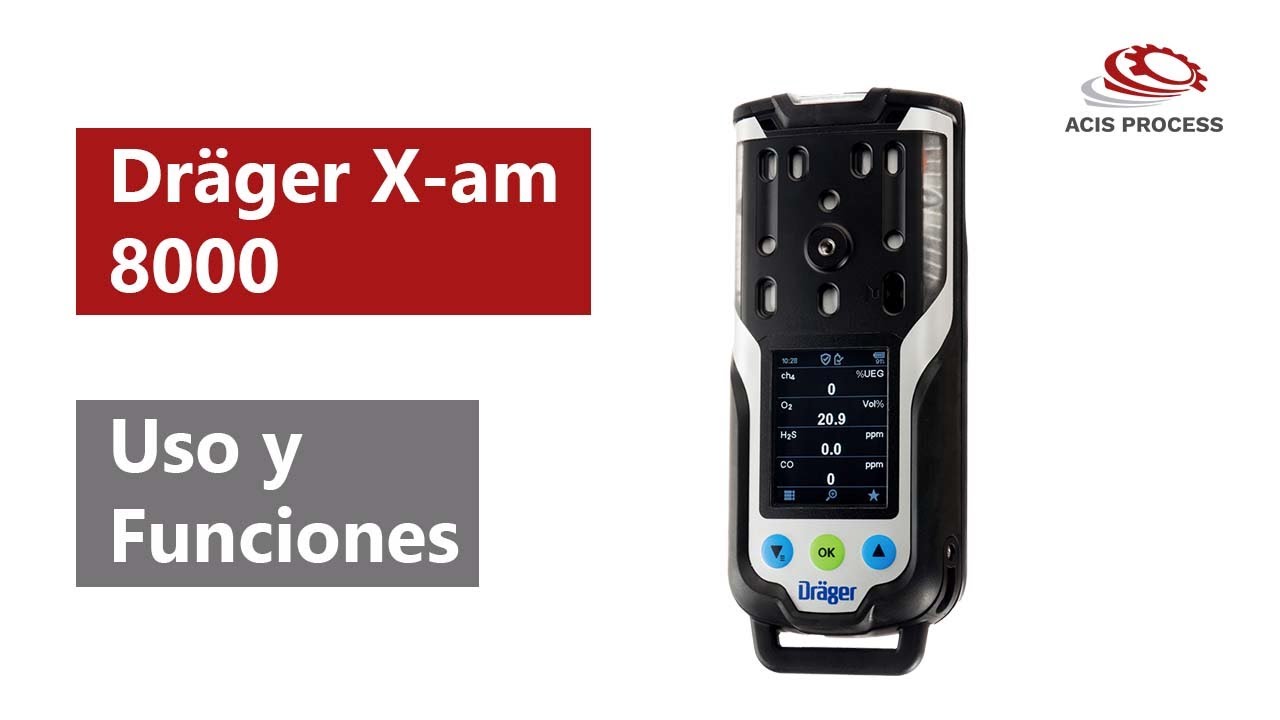 Dräger X-am 8000 Uso y Funciones