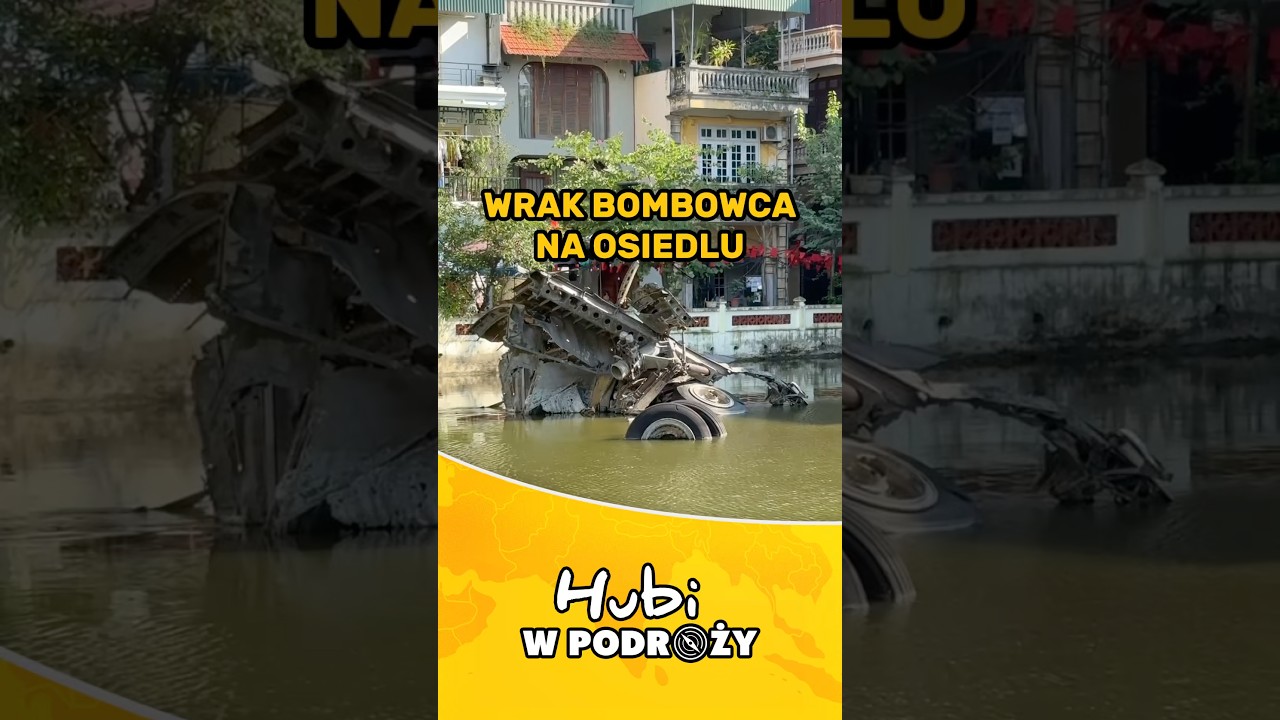 WRAK BOMBOWCA NA OSIEDLU