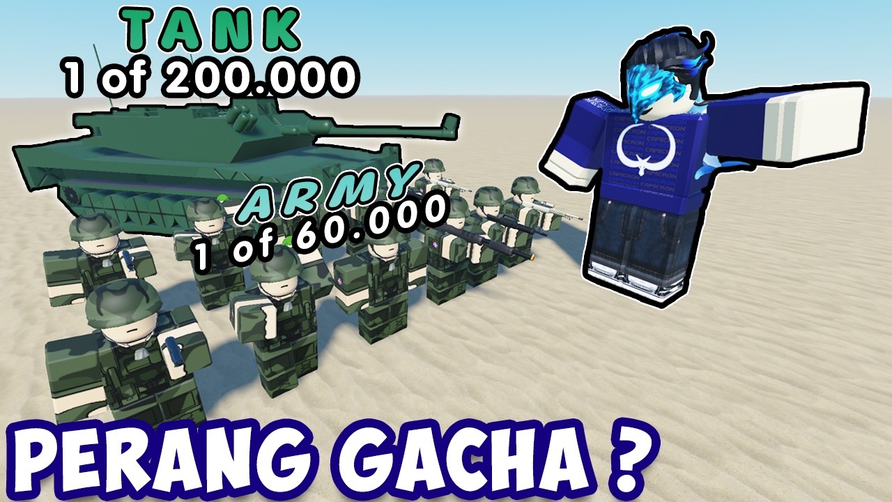ROBLOX WAR BUT IT'S GACHA? | Roblox RNG War Indonesia