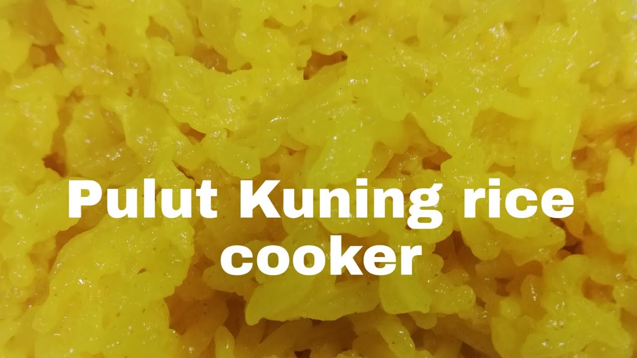 Pulut Kuning Rice Cooker