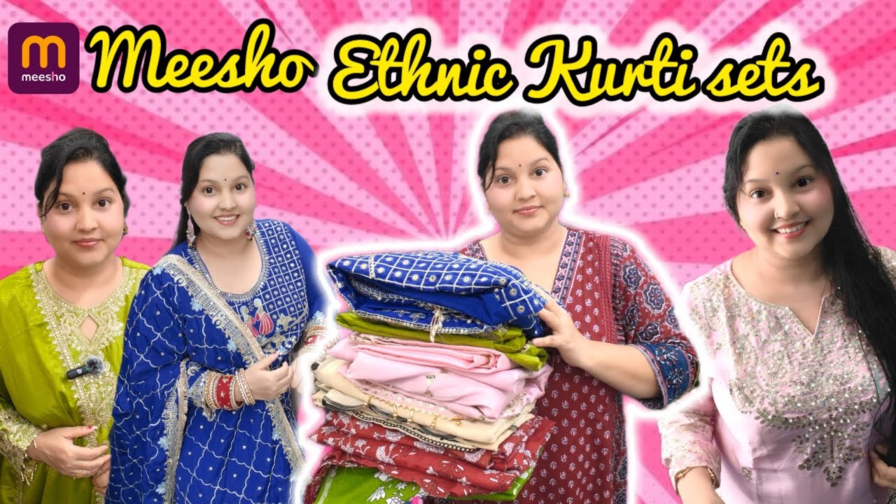 *Heavy* MEESHO  😍Best Selling Ethnic Kurta/ Kurti Set