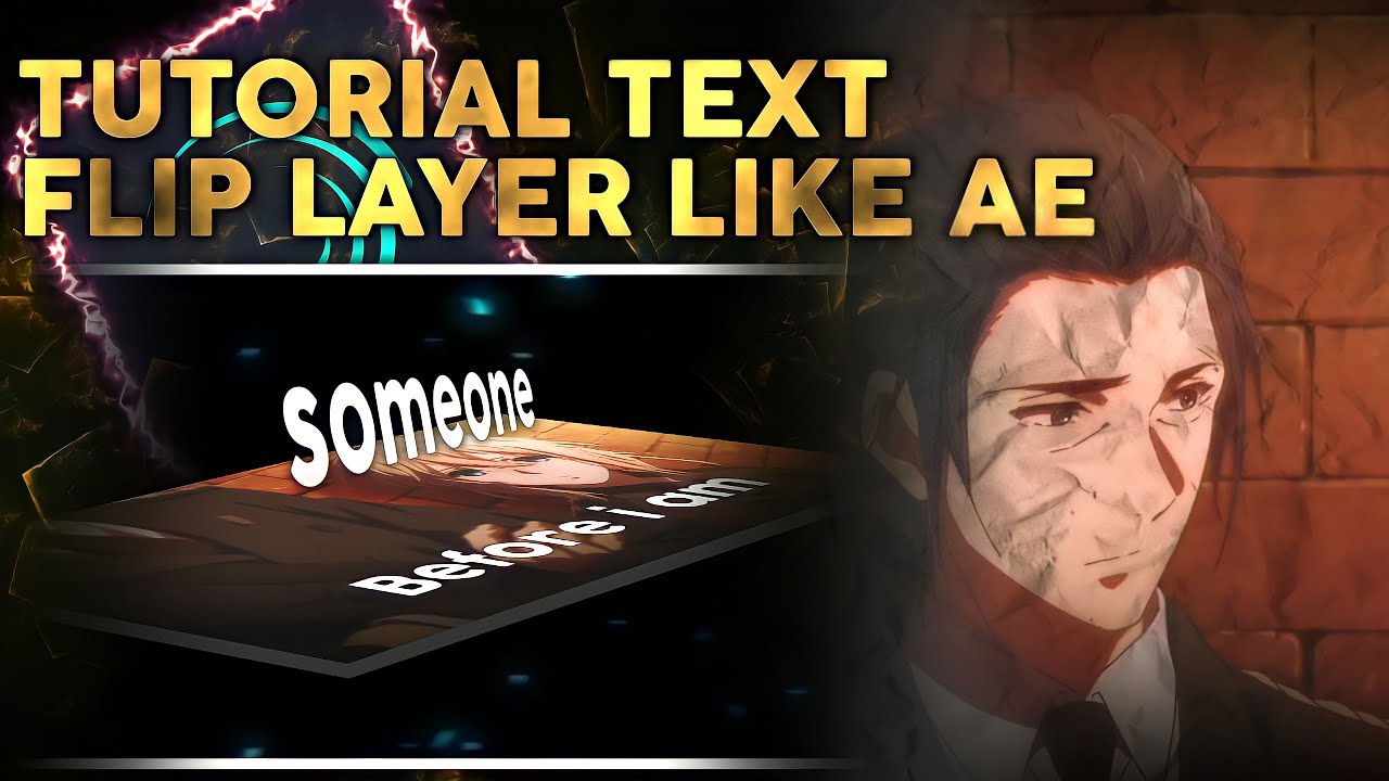 Tutorial 3D Flip Layer Text Rotation Like AE On Alight Motion - Tutorial Amv Takeaway Part 2