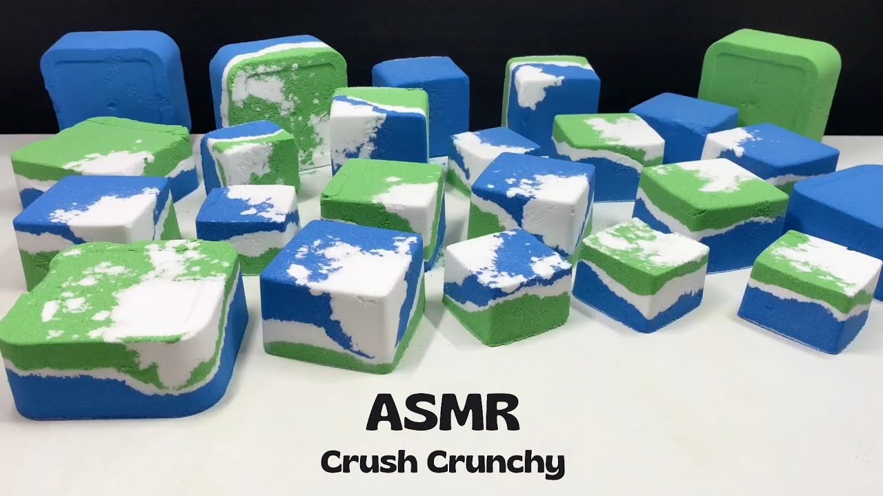 ASMR Baking Soda Earth 🌏 #AsmrCrushCrunchy