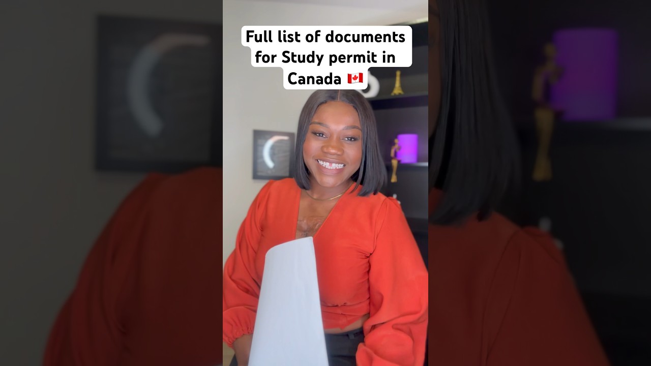 Full list of Documents needed for study permit in Canada 🇨🇦full video available tomorrow #canada