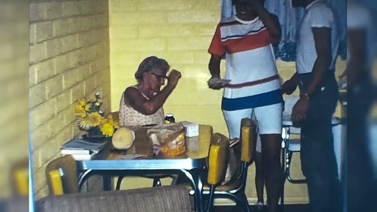 1960’s Family at Home Inside - Vintage Footage