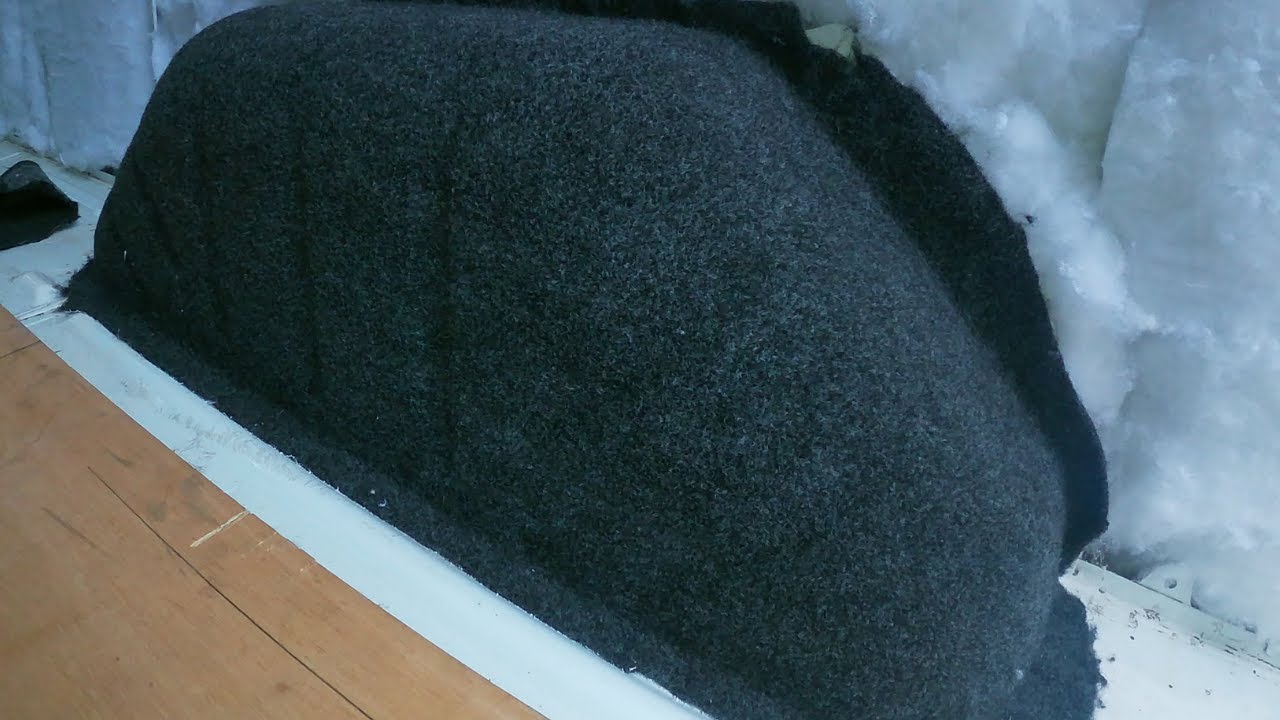 Transit camper conversion - carpeting my wheel arches