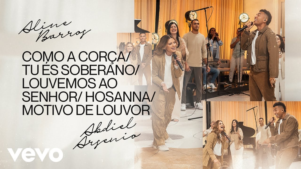 Como a corça / Tu és Soberano / Louvemos ao Senhor / Hosanna / Motivo de louvor (Ao Vivo)