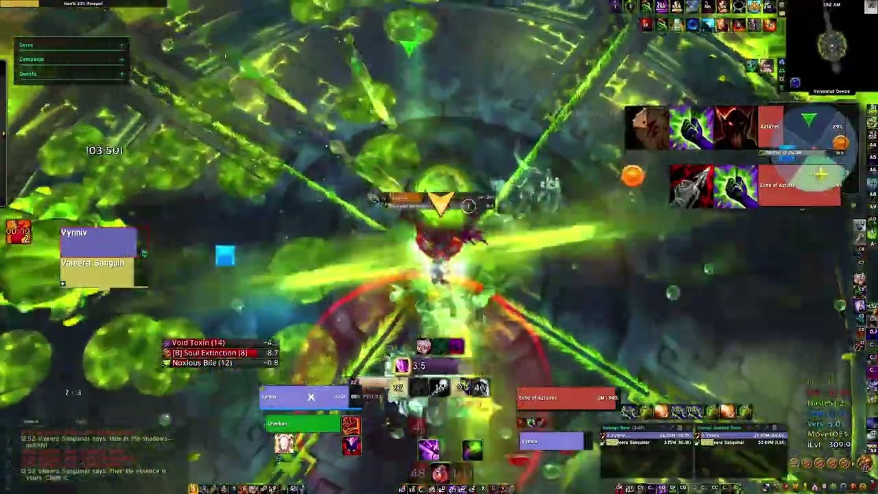 Azta'rec - Fabled Let Me Solo Him - Destro Lock POV (Midnight Season 2 ?? Delve Boss)
