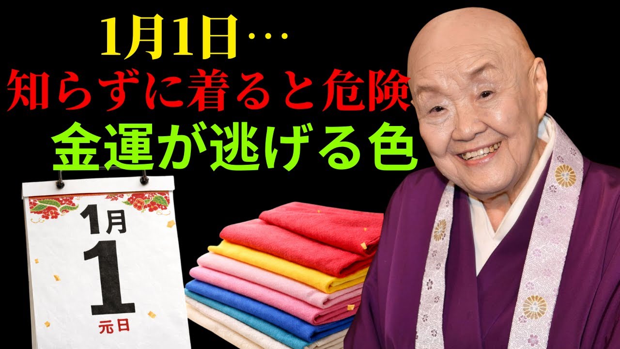 【瀬戸内寂聴の警告】正月に着る服で1年の運命が決まる｜金運を下げる“危険な色”とは？
