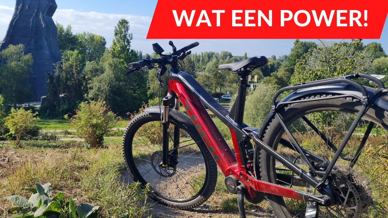 Trek Powerfly 4 Equiped FS4 full suspention e-MTB - Elektrische MTB met speciale mountainbike stand