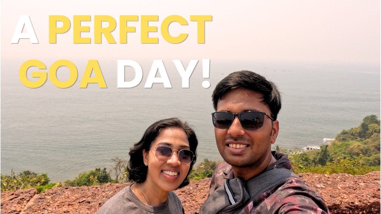 North Goa Travel Vlog 🌴 | Parra Road, Fort Aguada & Candolim Beach Sunset