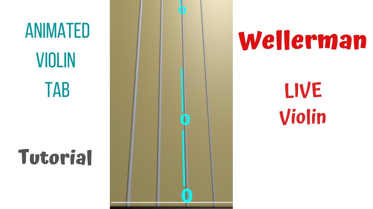 WELLERMAN 🦜– LIVE Animated Violin TAB Tutorial | Sea Shanty Violin Lesson