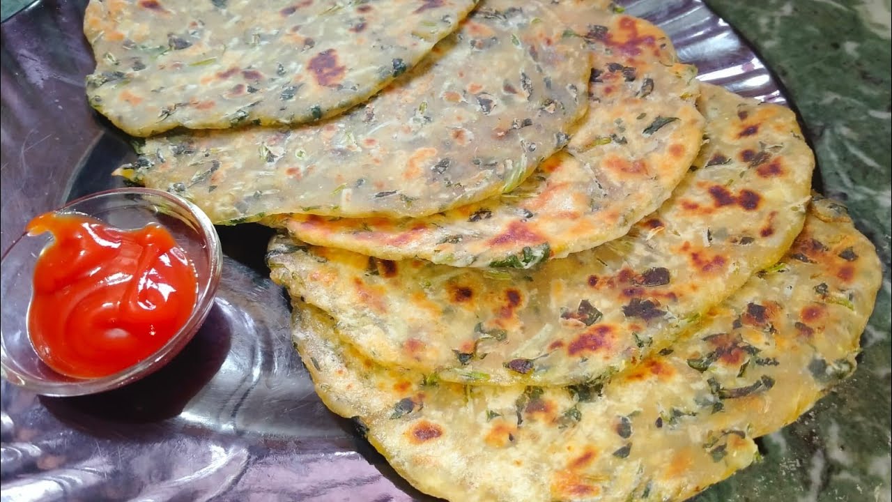 শীতকালীন জলখাবার মেথিশাকের পরোটা রেসিপি|Methi Paratha Recipe in Bengali|এইভাবে বানালে তেতো হবে না।