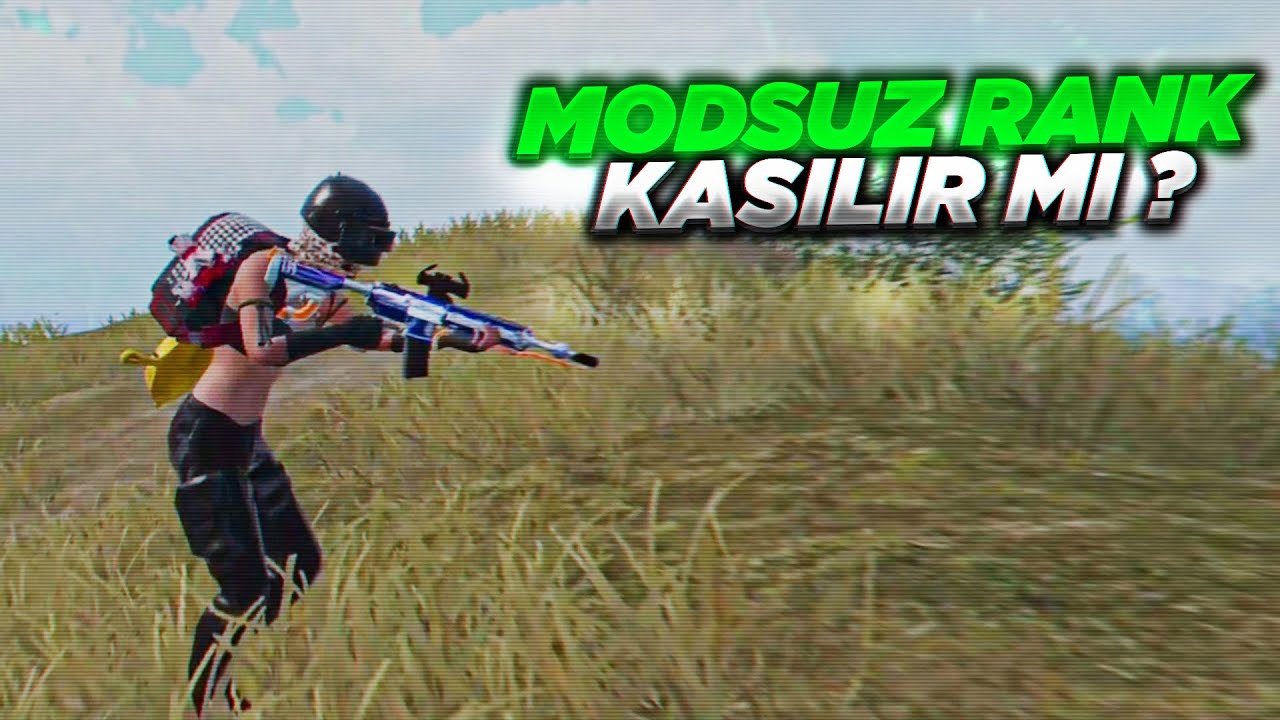 MODSUZ RANK KASILIR MI PUAN VERİR Mİ ? TEKLİ MOD SOLO !! PUBG MOBİLE RANK KASMA TAKTİKLERİ