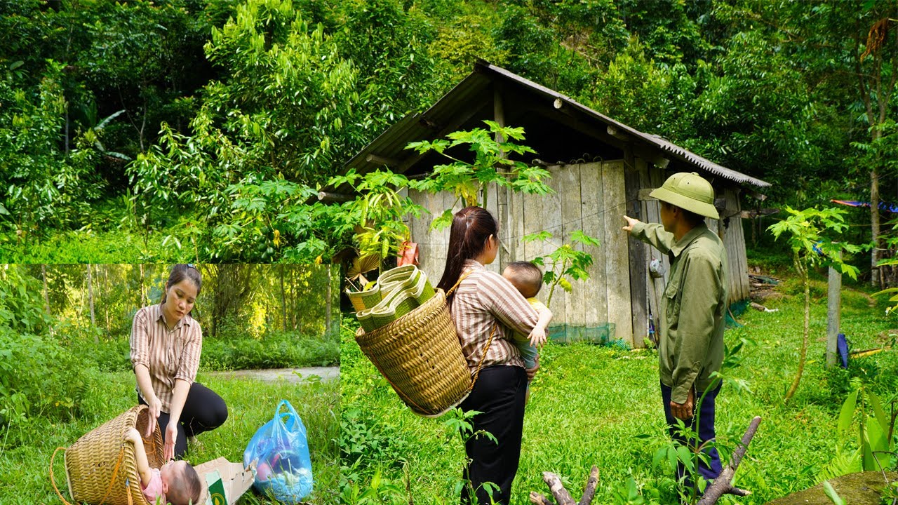 A kind man gave a single mother an abandoned house and saved a baby abandoned by its parents.