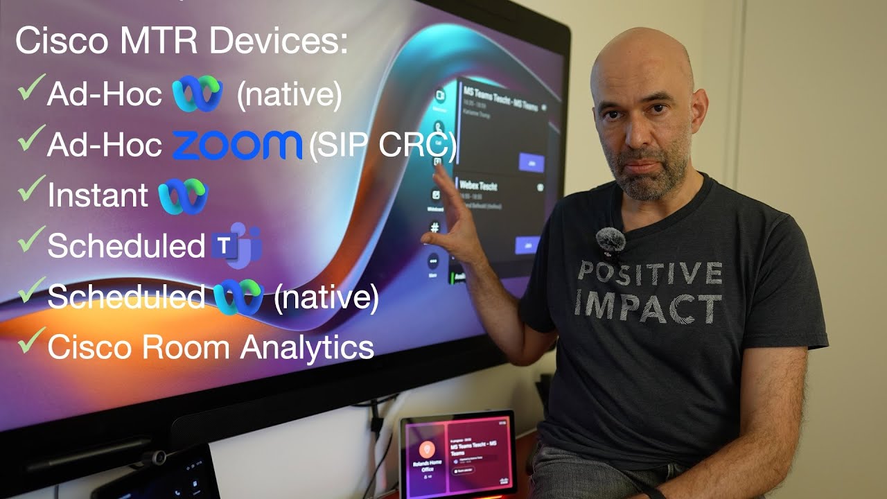 Cisco MTR Devices now Offer Ad-Hoc Zoom and Webex Meeting Capabilities