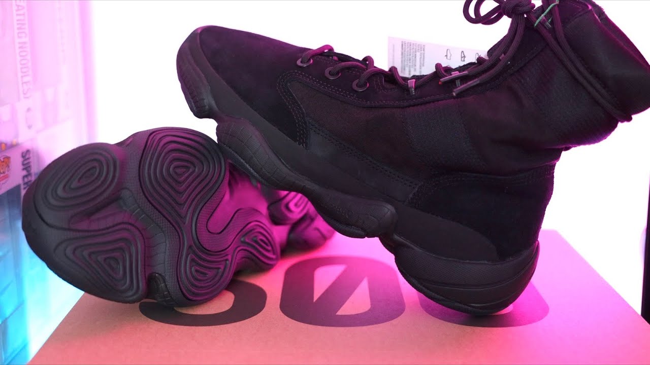 Yeezy 500 Tactical Boot "Utility Black" - Unboxing, Review and Sizing
