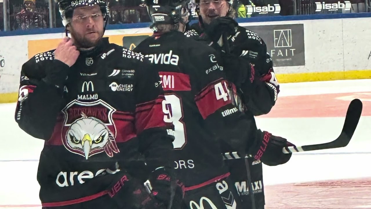 🏒🖤❤️ Malmö Redhawks 1-2 Skellefteå 🏒🖤❤️