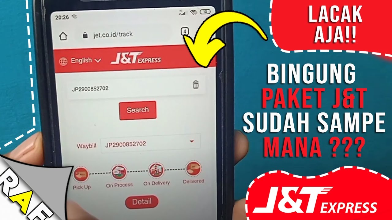 Cara Cek Resi J&T Express Lewat Google
