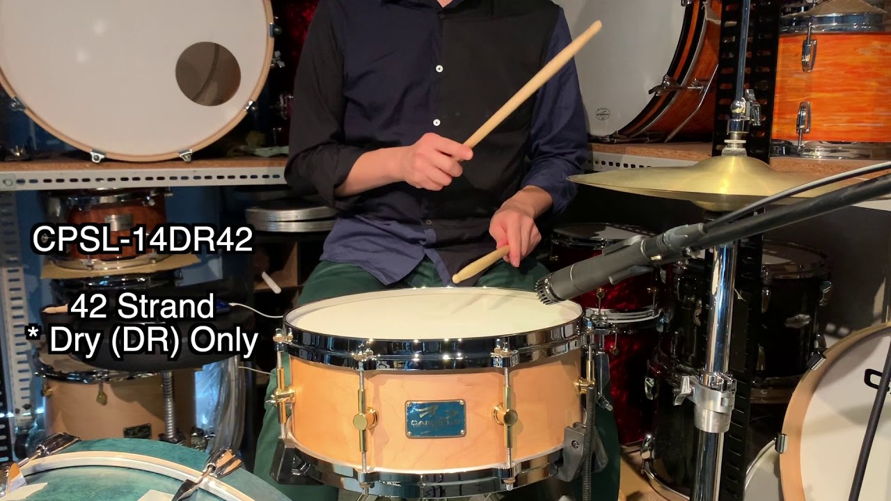 CANOPUS Snare Wire Comparison by Hironori Suzuki