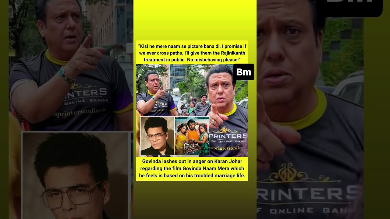 Govinda Naam Mera, claiming that it is based on his troubled marriage with wife Sunita Ahuja.