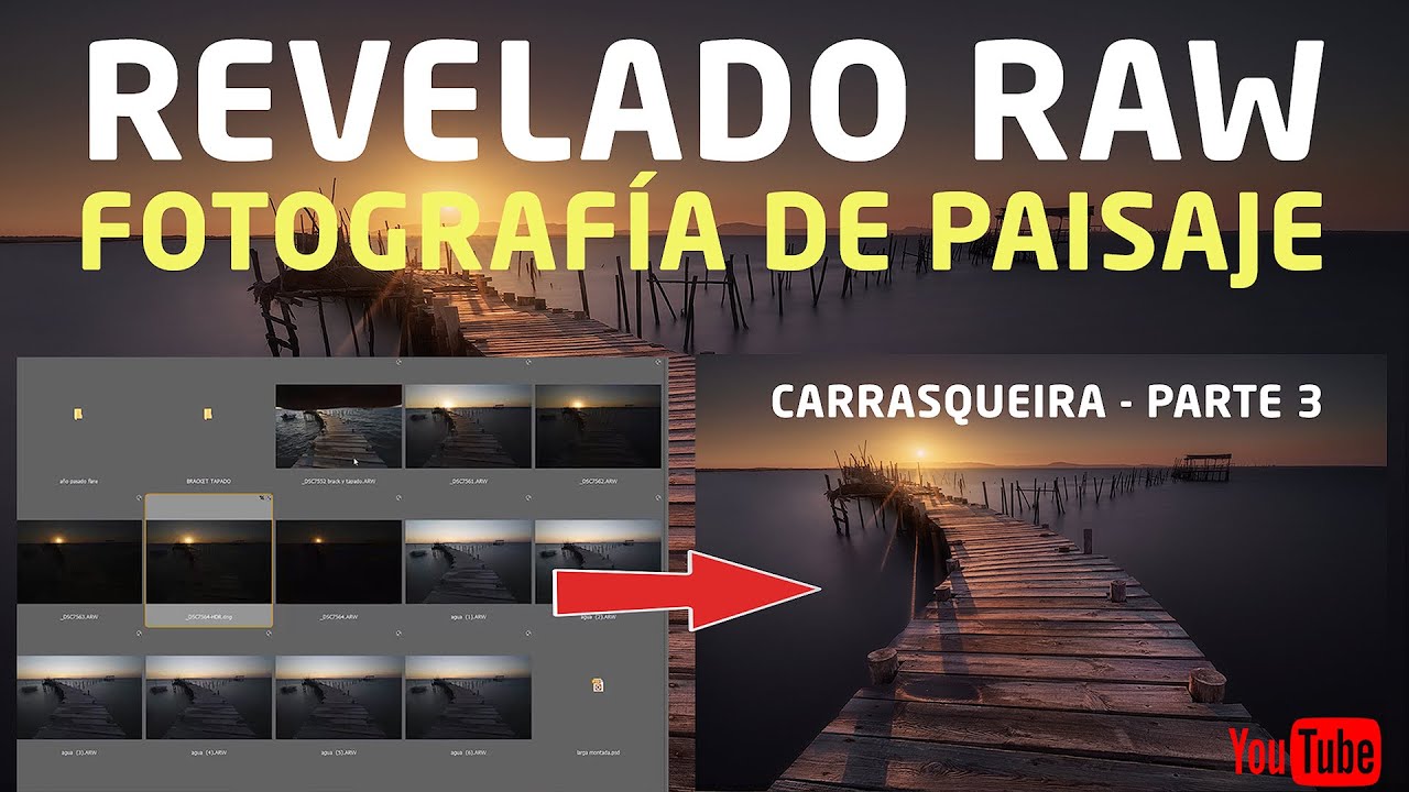 💻 REVELADO RAW fotografía de PAISAJE | PASO a PASO | Parte#03 Tutorial completo 