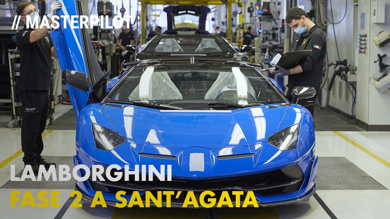 Lamborghini FASE 2. E' ripartita anche la fabbrica di Sant'Agata Bolognese [pure sound]