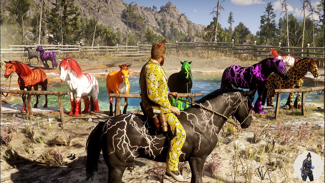 Arthur Morgan Discovers the Most Exotic and Beautiful Horses in Colorado Springs Ranch