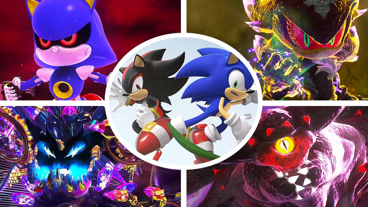 Sonic X Shadow Generations - All Boss Fights [4K]