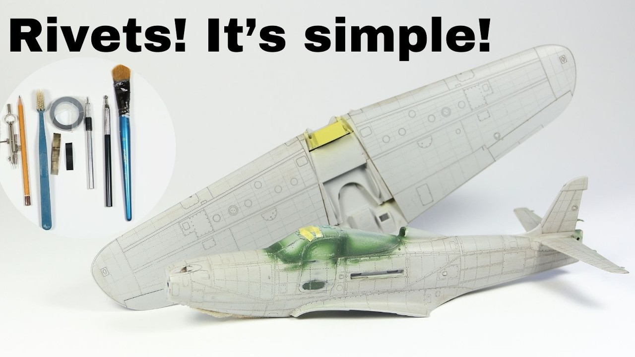 How to rivet scale model? It's simple, riveting totorial