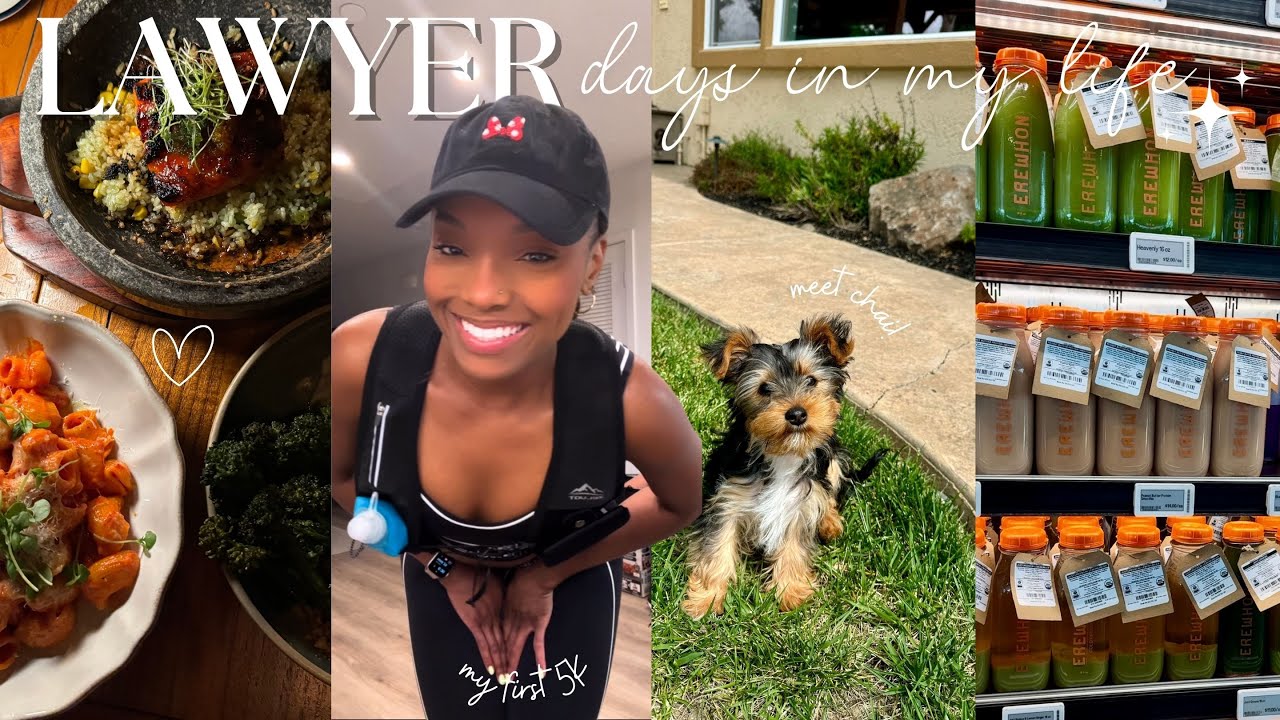 VLOG | LIFE OF AN ATTORNEY: HALF-MARATHON TRAINING, NEW PUPPY, LOTS OF WORKING, BRUNCH, PARENT VISIT