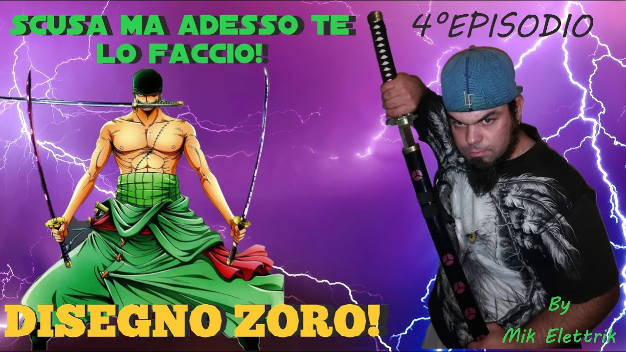 ONE PIECE: disegno Roronoa Zoro!