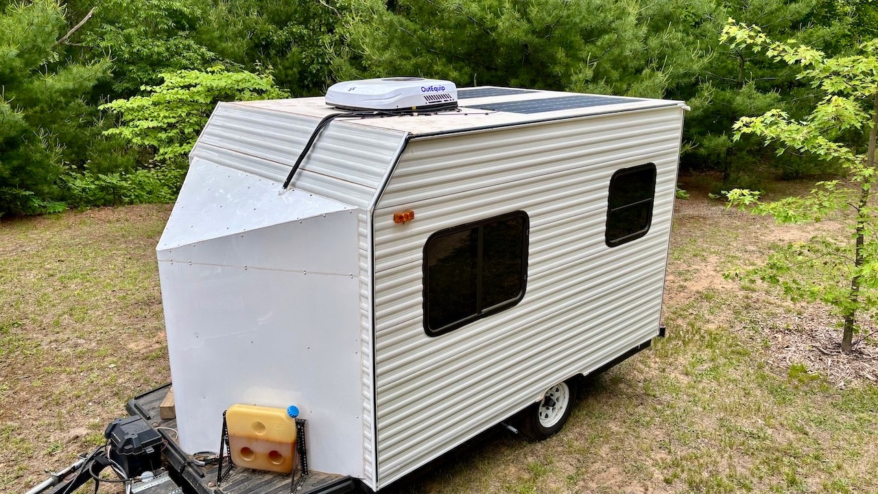 DIY Camper 12Volt air conditioner .. OutEquipPro full Install quiet AC