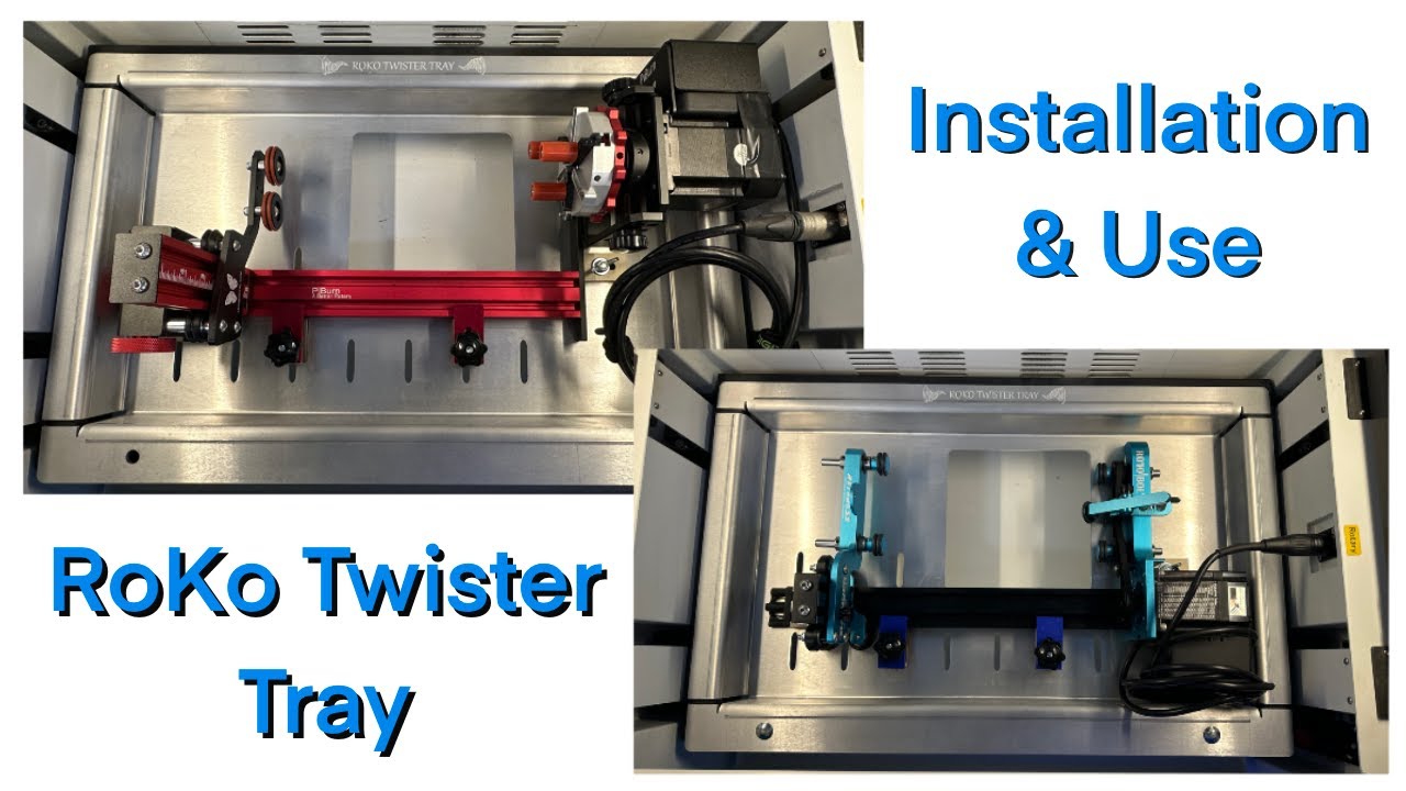 ROKO Twister Tray Installation and Use with Thunder Bolt Rf Laser
