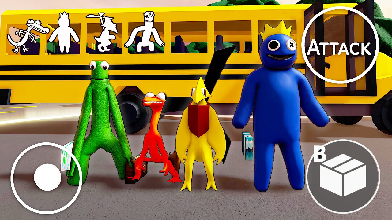 ORANGE BLUE YELLOW GREEN  GOT CAUGHT in RAINBOW FRIENDS | ROBLOX | ALL Chapters #rainbowfriends