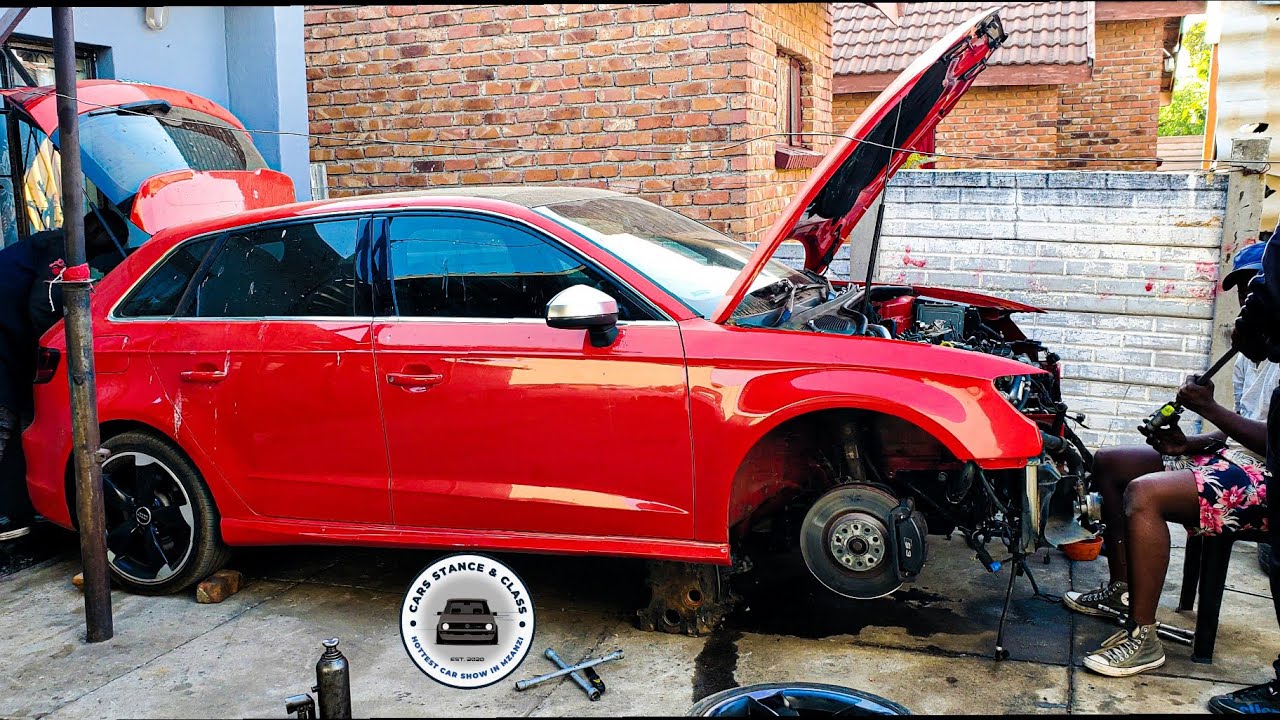 AUDI RS3 DAY 2 OVERHAUL PROGRESS BY MADAGA 🔧 PROCESS DELAYED 😫 HOW WE WANTED TO FINISH ASAP & RIDE 🔥