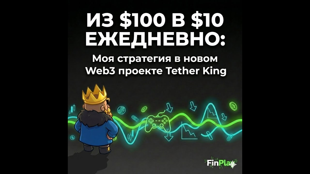 Из $100 в $10 ЕЖЕДНЕВНО: Моя стратегия в новом Web3 проекте Tether King