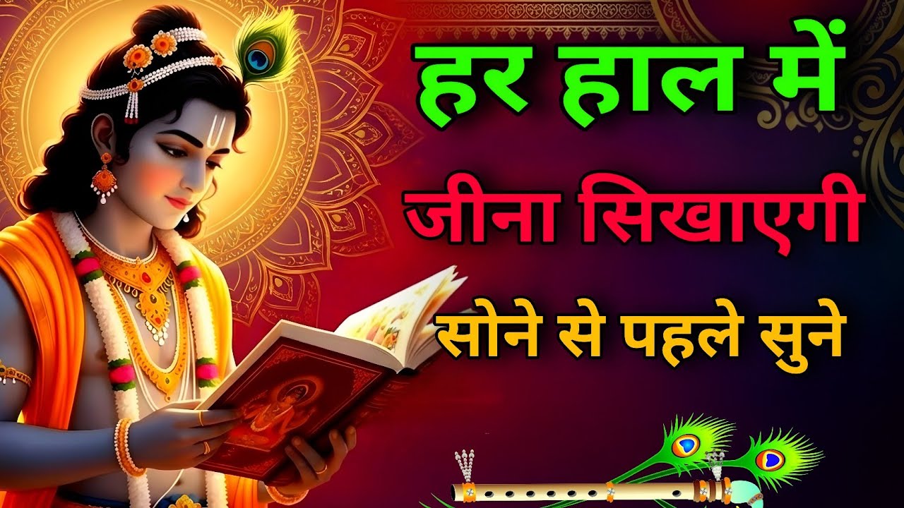 हर हाल में जीना सिखाएगी गीता जरूर सुने 💬 Bhagwat Geeta Best Krishna Motivational Video 
