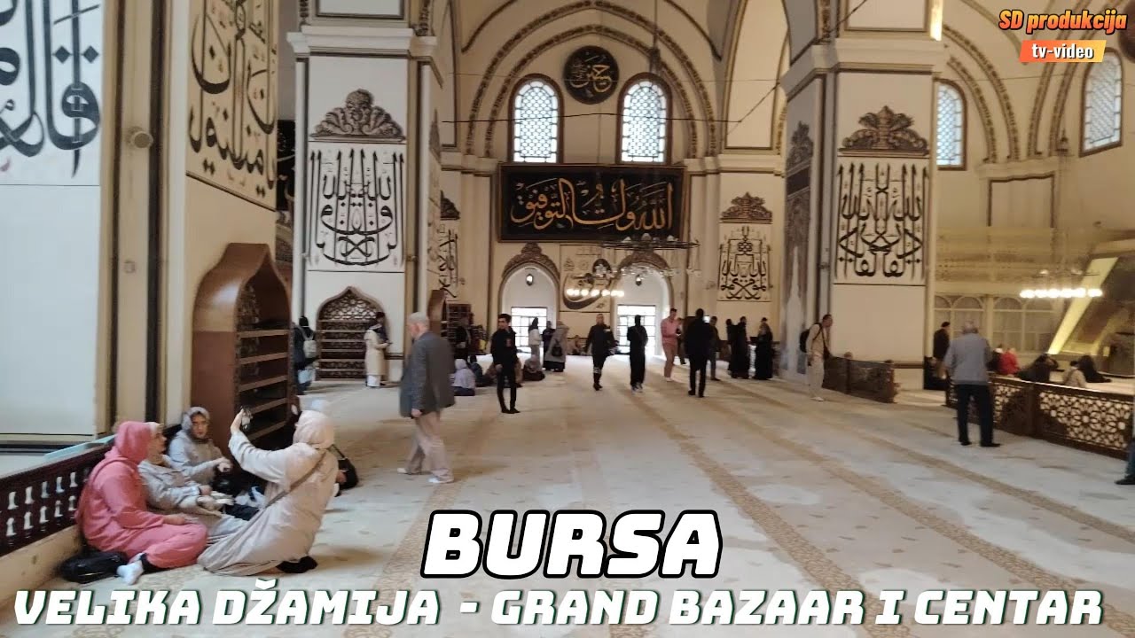 Bursa - Velika džamija, Grand bazar i Koza Han #travel  #bursa #turska