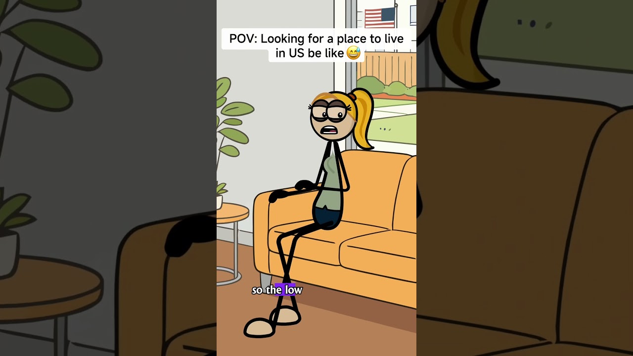 POV: Looking for a place to live in U.S. be like 😅 #housing #housingcrisis #usa #america #usalife