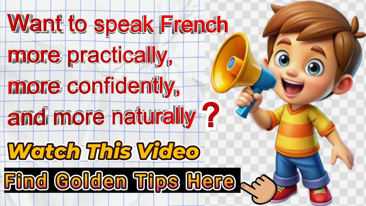 Speaking french confidently 