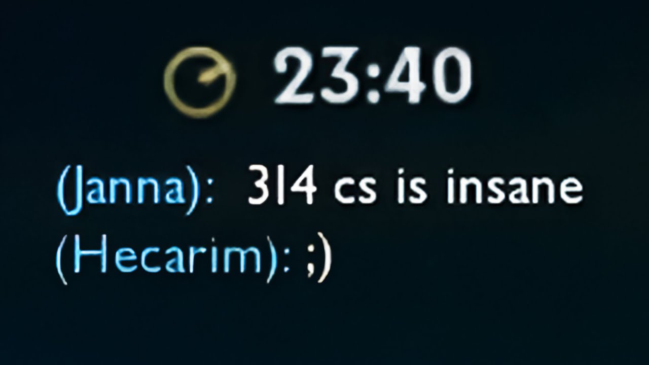 15 CS PER MINUTE HECARIM