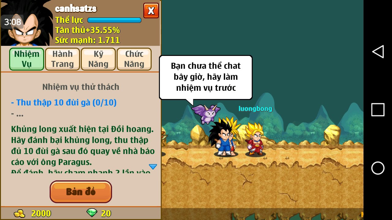 [Ngọc rồng online] Tạo nick mới chơi c&ugrave;ng to&agrave;n sv5 all