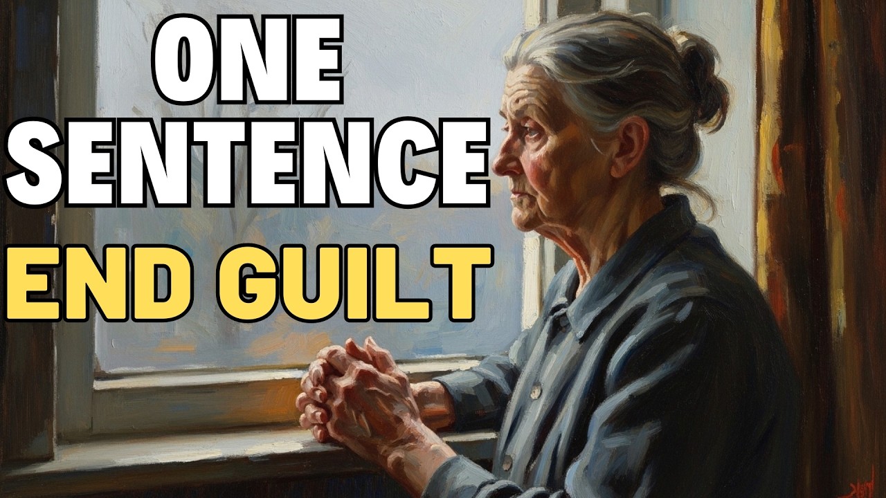 The One Calm Sentence That Ends Most Guilt Trips