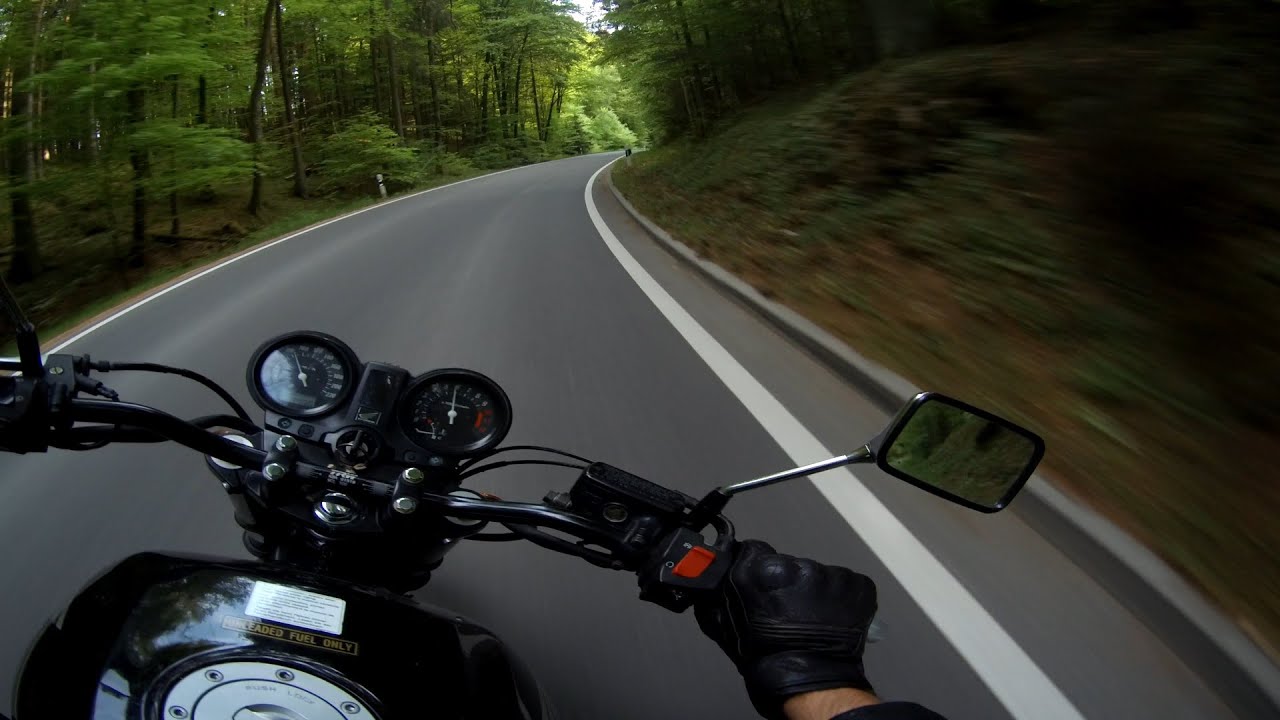 Honda CBF 500 cruising through bavaria [4k, Onboard Sound]