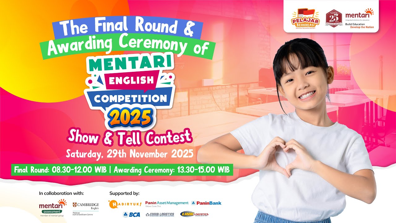 Mentari English Competition 2025 Final Round & Awards Ceremony