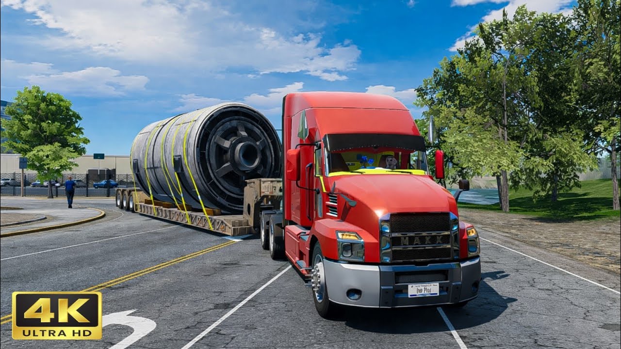🚛 Heaviest Motor Transport Ever! 😱 | Truck Simulator Big Rigs Extreme Delivery ✅