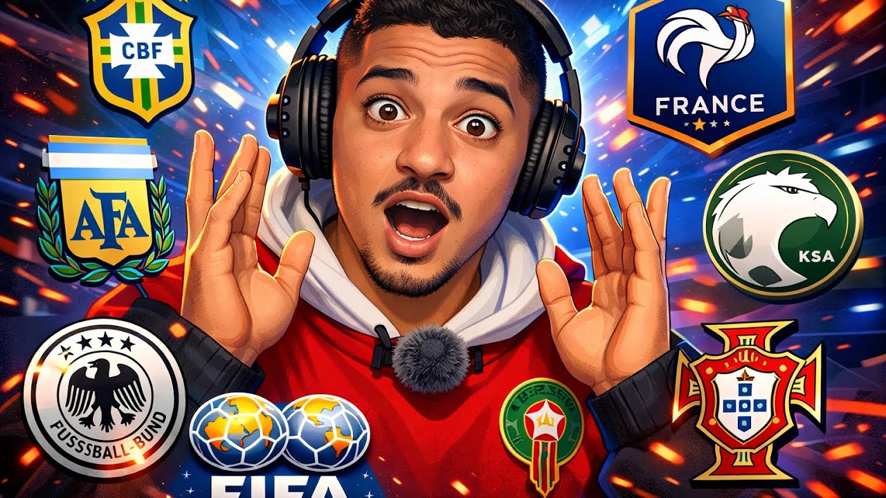 ❌ مستحيل تعرف هذه المنتخبات من شعاراتها! 😱⚽