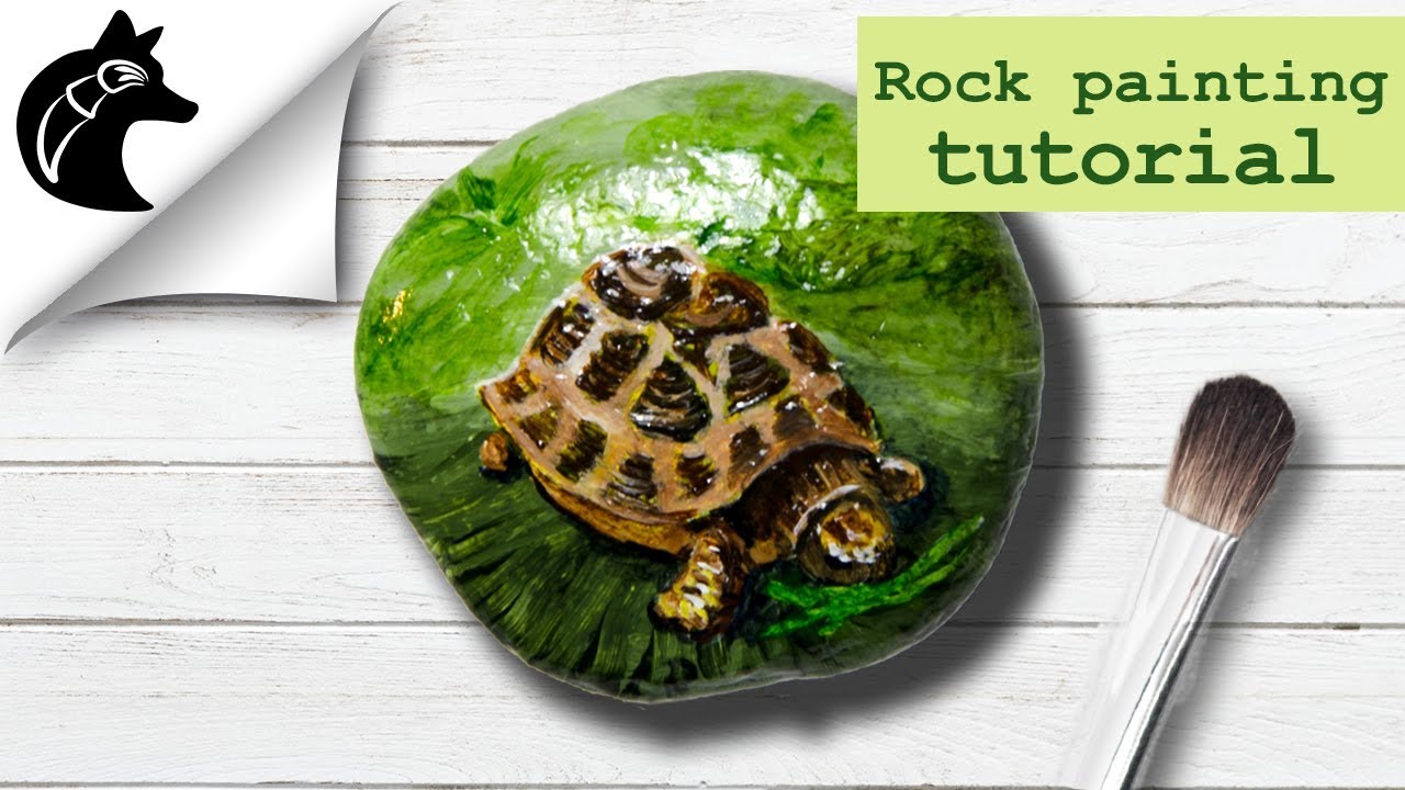 Rock Painting Tutorial Turtle