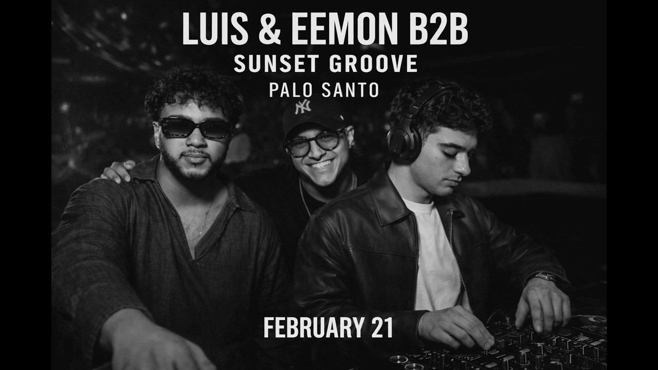 LUIS. B2B EEMON - Morning Groove Sunset Groove @ Palo Santo ATL, GA